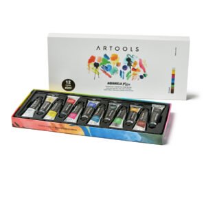Aquarela Bisnaga Misci - 6ml - Conjunto C/12 cores