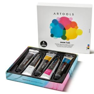 Guache Bisnaga Palette 22ML - 5 cores - Artools