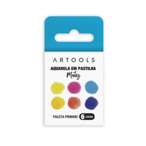 Aquarela Pastilha Matiz - Primari - 6 Cores