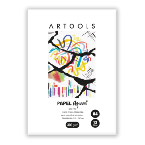Papel Aquarell A4 Celulose 300g - 12 Folhas