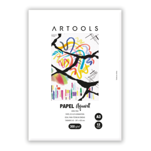Papel Aquarell A3 Celulose 300g - 12 Folhas