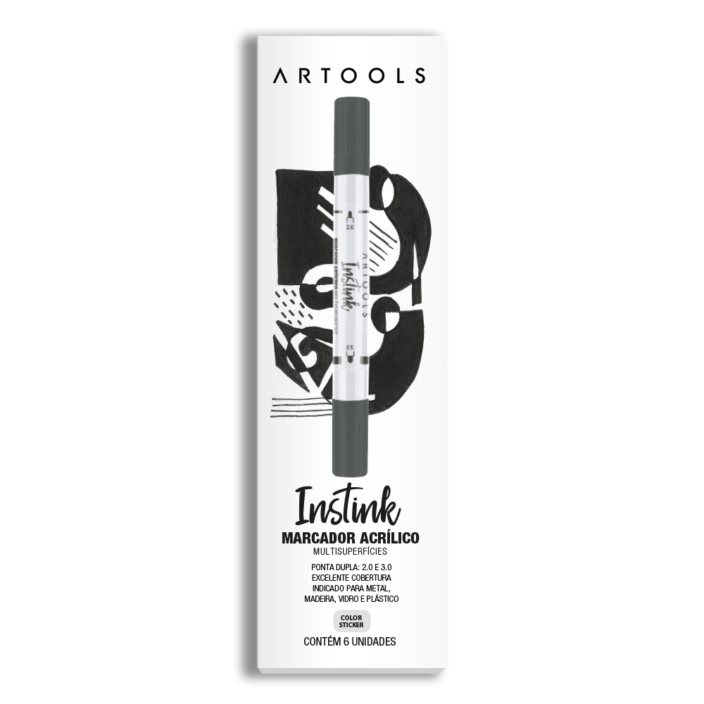 Marcador Acrílico Instink - Branco - Imagem 2