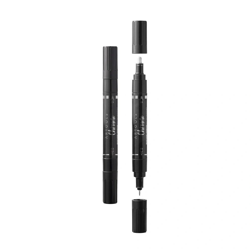 Marcador Cromado Chrome - Prata - Cartela C/1 un - Artools - Imagem 2