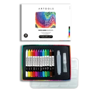 Óleo Pastel Aquarelável - Conjunto C/14 Cores